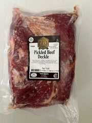 Raw Pickled Deckel Corned Beef | CHK | Belz | by the Case