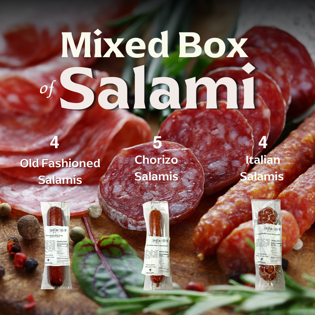 Artisanal Beef Salami Mixed Box - 13 Rolls | OU / CHK or Belz