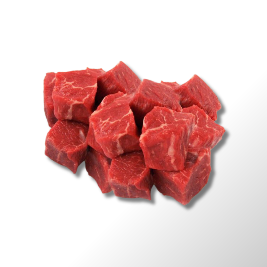 Stew Beef - Chulent Meat - Domestic (Retail) - Kosher-Certified Product, Perfect for Kosher Households for Everyday Cooking